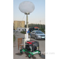 Inflatable LED light tower with trolley for outdoor construction mining emergency building FZM-Q1000